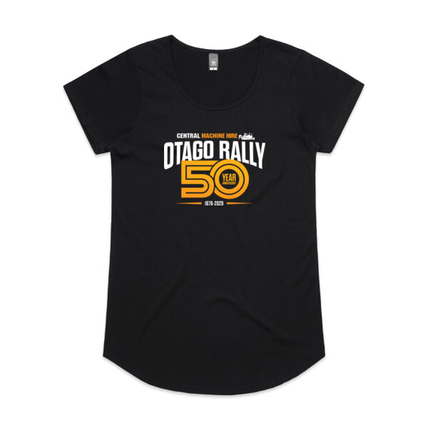 Womens Otago Rally 50th Tee (AS Colour Mali) Thumbnail