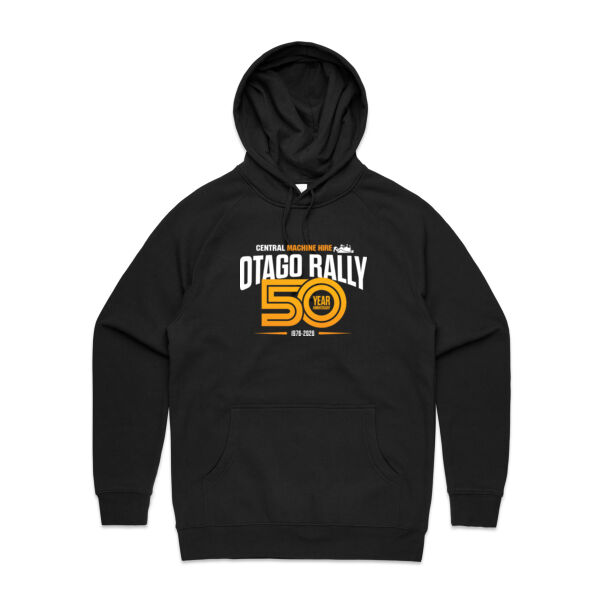 Mens/Unisex Otago Rally 50th Hoodie (AS Colour Supply Hoodie) Thumbnail