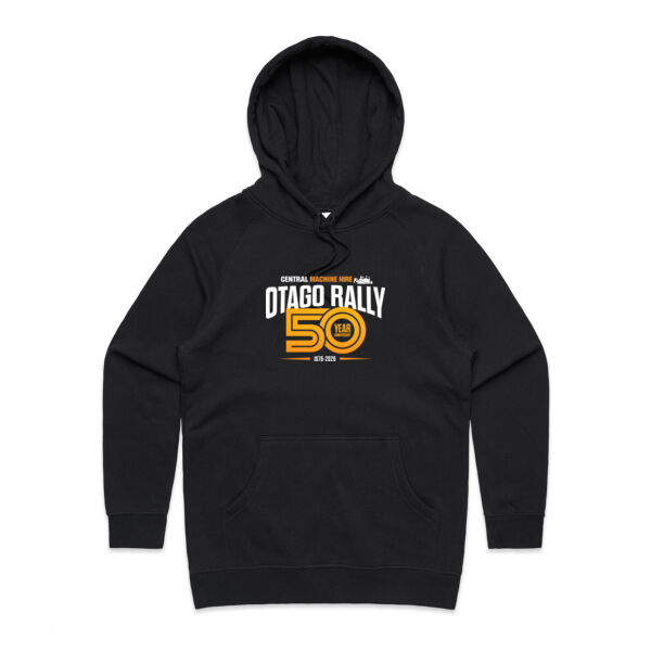 Womens Otago Rally 50th Hoodie (AS Colour Supply Hoodie) Thumbnail